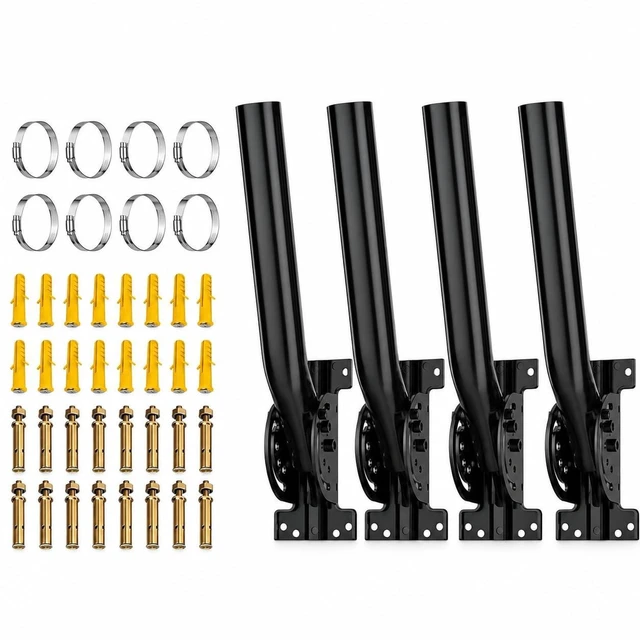 Main image of Universal Wireless Bridge Mount, 4-Pack Antenna Pole Mounting Bracket