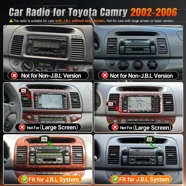 Alt view image 2 of 5 - Linux Car Radio for Toyota Camry 2002 2003 2004 2005 2006 2006 (J.B.L Ver.)