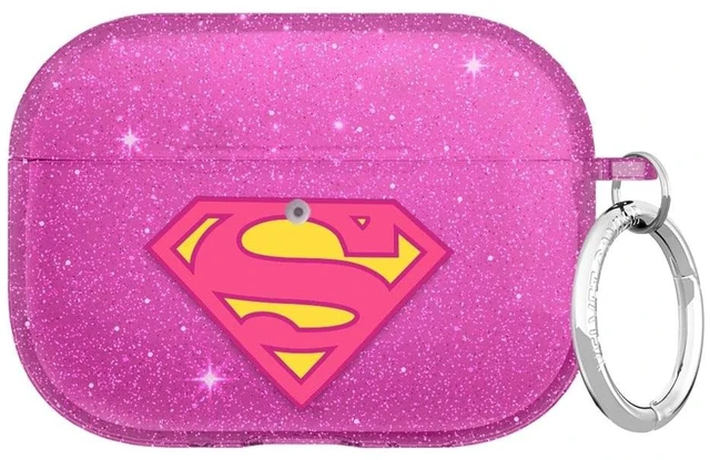 Main image of VELVET CAVIAR for AirPods Pro 3 Case Cover - Cute Protective Hard Cases with Keychain Compatible with AirPods Pro 3 - Supergirl Purple Stardust Glitter
