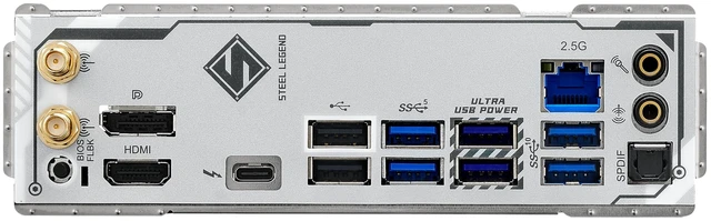 Alt view image 3 of 5 - ASRock B860M Steel Legend WiFi 6E B860 LGA1851 Intel Core Ultra DDR5 8666 MHz 256GB M.2 Micro ATX Motherboard Thunderbolt SATA3 6.0 Gb/s PCIe 5.0