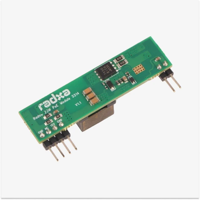 Alt view image 5 of 5 - Radxa 25W PoE+ Module 5514, Compatible with Rock SBCs