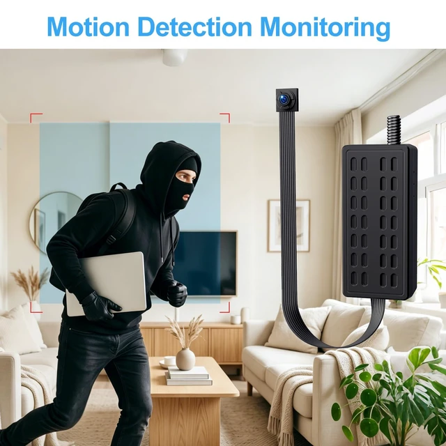 Alt view image 3 of 5 - HiSpyCam Small Security Camera DIY Module - Portable Video Recorder - HD 1080P Nanny Cam for Indoor/Outdoor Use - No WiFi Needed