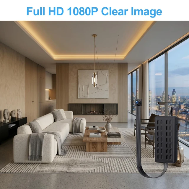 Alt view image 5 of 5 - HiSpyCam Small Security Camera DIY Module - Portable Video Recorder - HD 1080P Nanny Cam for Indoor/Outdoor Use - No WiFi Needed