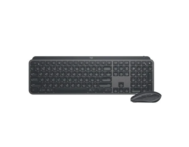 Alt view image 4 of 5 - Logitech MX Keys Combo - Performance Wireless Keyboard and Mouse (MX Anywhere 2S) with Palm Rest, Customizable Illumination, Bluetooth, USB C, for Windows, Linux, Chrome, Mac - Graphite