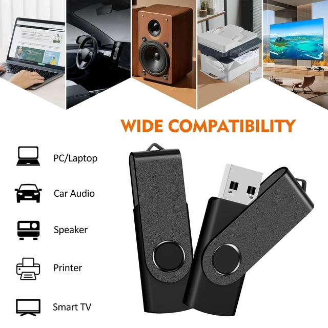 Alt view image 5 of 5 - 2GB USB Flash Drives 10 Pack, AreTop Premium USB2.0 Thumb Drives Bulk