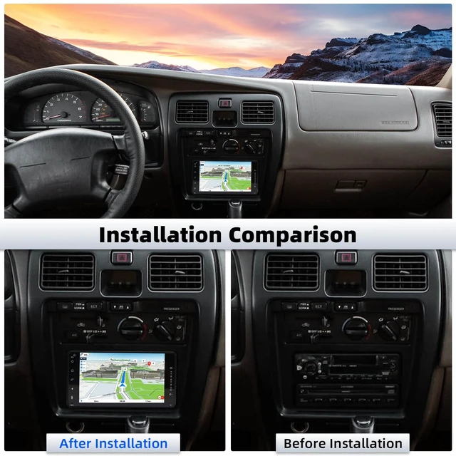 Alt view image 2 of 5 - 7 Car Stereo Radio for Toyota 4Runner 1996 1997 1998 1999 2000 2001 2002