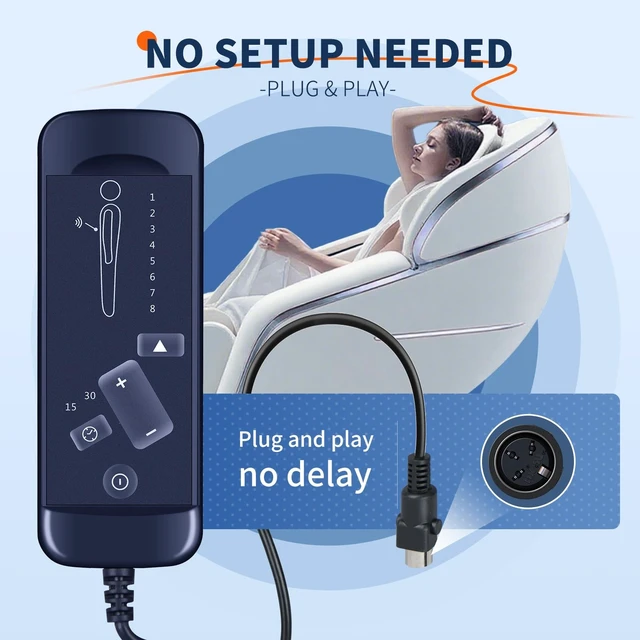 Alt view image 2 of 5 - SnrigwReplacement 3Pin Remote for Zibbizo/HCY/Furniwell Massage Recliner