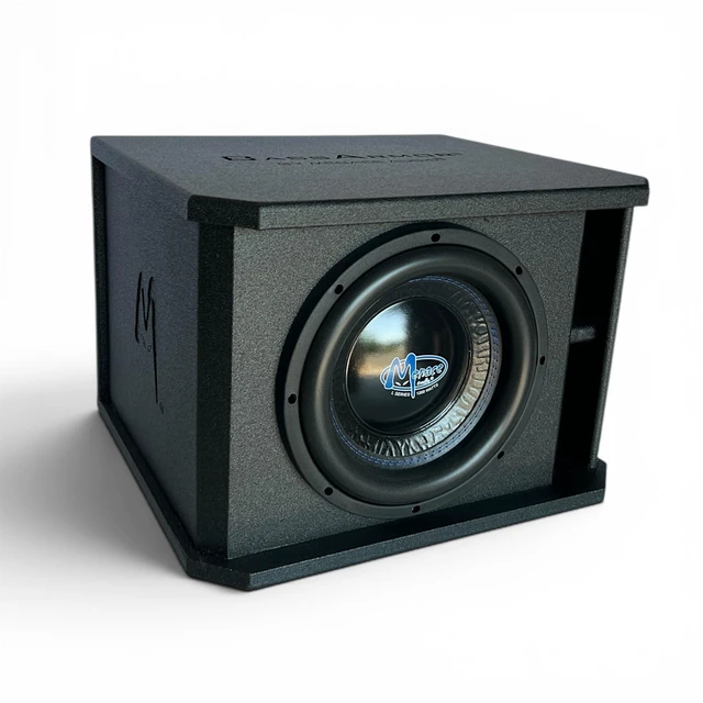 Alt view image 2 of 5 - MENACE AUDIO BASSARMOR 10" Loaded Subwoofer Enclosure SVB1004-N-AR