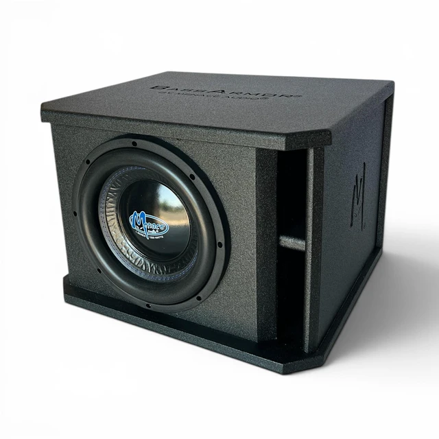 Main image of MENACE AUDIO BASSARMOR 10" Loaded Subwoofer Enclosure SVB1004-N-AR