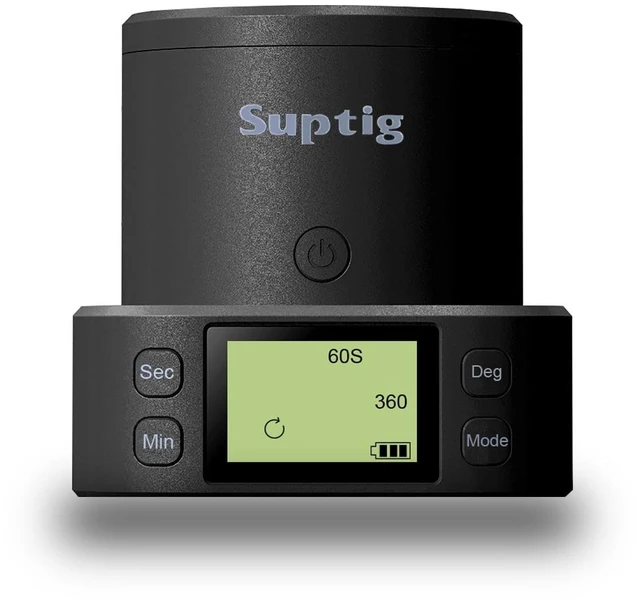 Main image of Suptig 360 Degree Tripod Adapter Mount Compatbile for Gopro, Phone Take Photo Or Video, Handle Fan and Product Display Rotation.