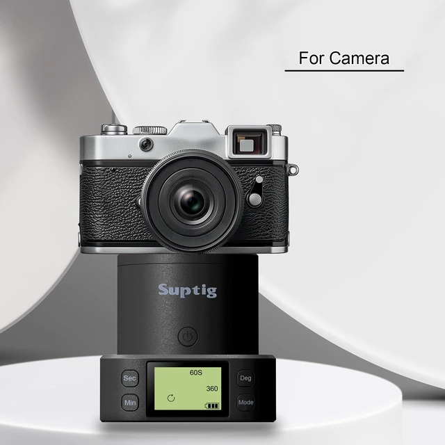 Alt view image 5 of 5 - Suptig 360 Degree Tripod Adapter Mount Compatbile for Gopro, Phone Take Photo Or Video, Handle Fan and Product Display Rotation.