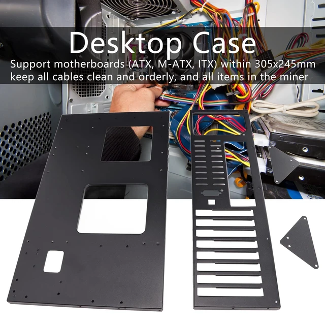 Alt view image 2 of 5 - 070 Open Air PC Case, Mining Rig Frame, Case Rack for Motherboards, Open Chassis Computer Cases, Motherboard Bracket, Mining Frame, Mining Tools