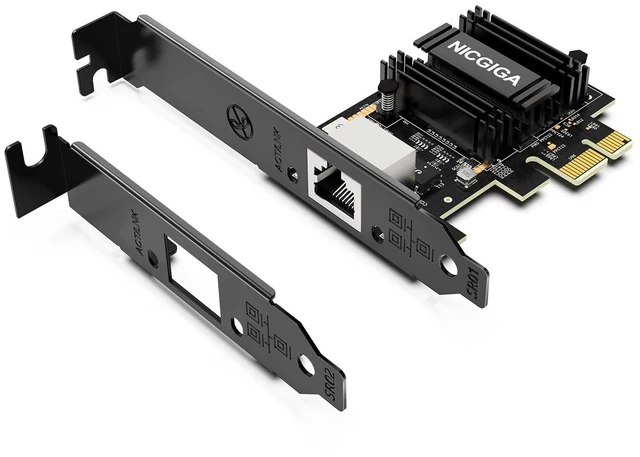 Main image of NICGIGA 10Gb PCIe 4.0 x1 Network Card, Realtek RTL8127 Ethernet Adapter.