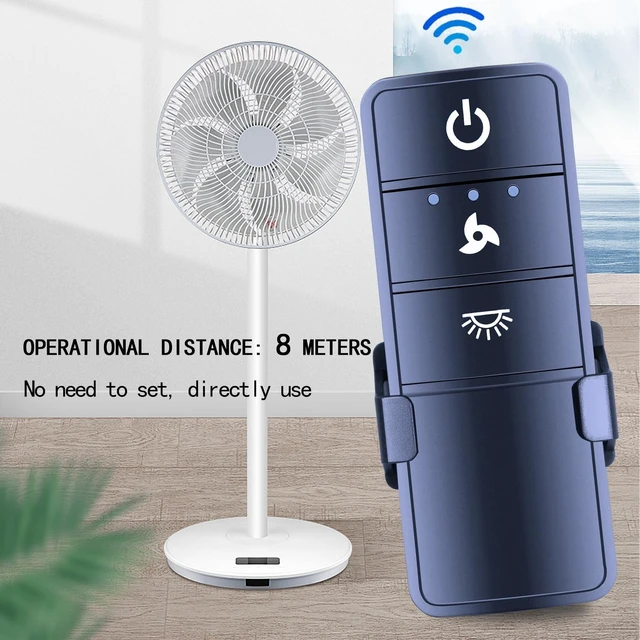 Alt view image 4 of 5 - RYQIF RRTXO01R Replacement Remote Control fits Hampton Bay Home Decorators Collection Hunter KUJCE10318, ZAAZPHD-3 with Wall Mount