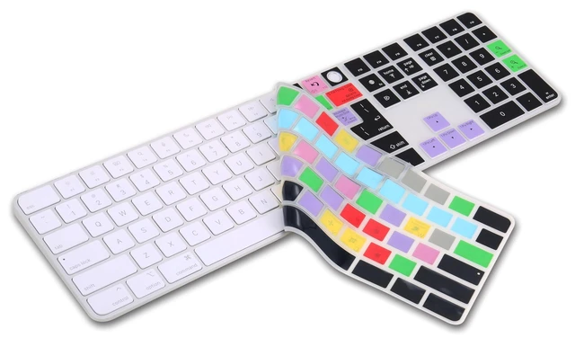 Alt view image 2 of 5 - XSKN Photoshop Shortcut Keyboard Cover for Mac Studio Magic Keyboard with Touch ID and Numeric Keypad A2520