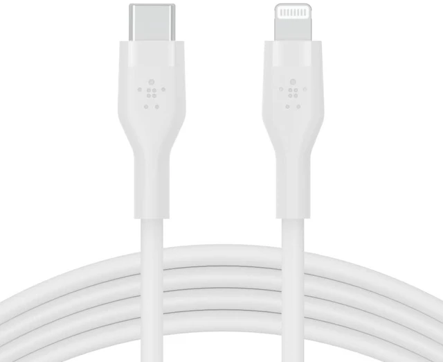 Main image of Belkin USB C to Lightning Cable 6.6ft Fast iPhone Charger Cord