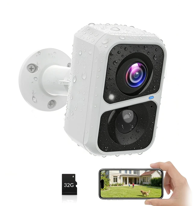 Main image of Vicohome 2K Wireless Battery-Powered WiFi Security Camera with SD Card