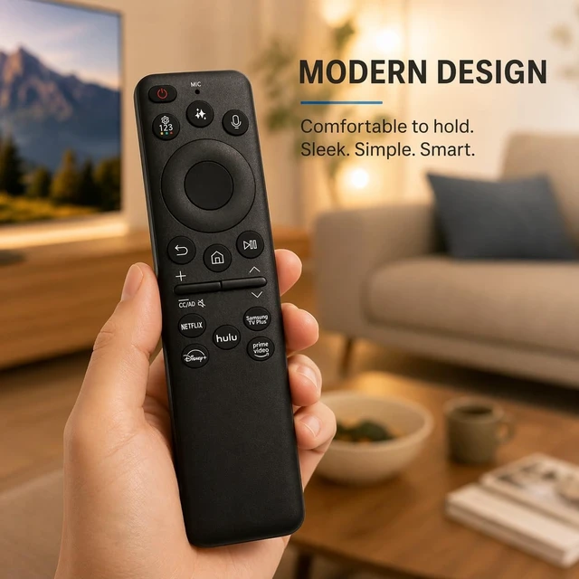 Alt view image 2 of 5 - Voice Remote Control Replacement for Samsung Neo QLED QN80H Series Vision AI Smart TV TM2280A QN55QN80HAFXZA QN65QN80HAFXZA QN75QN80HAFXZA QN85QN80HAFXZA