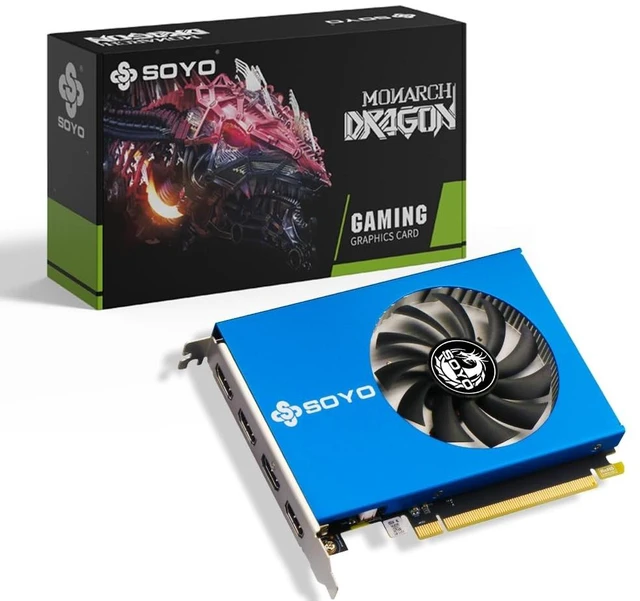 Main image of SOYO AMD Radeon RX 550 4GB GDDR5 Graphics Card, 4xHDMI, Support 4K Display