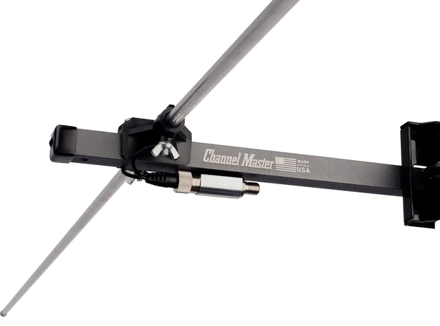 Alt view image 2 of 3 - Channel Master FM Antenna Multi-Directional Outdoor FM Antenna 50+ Mile Range, Dipole Design, Heavy-Duty, Long-Range Reception Power, FM & HD Radio Support for Free OTA Radio, Made in USA