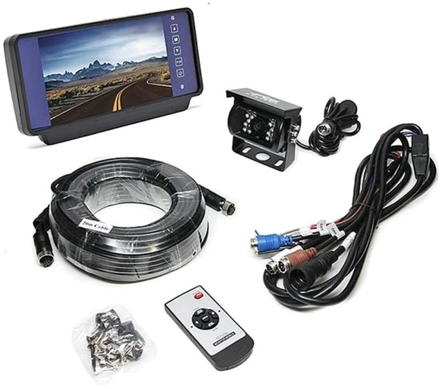 Main image of Rear View Safety Backup Camera System with 7" Replacement Mirror Monitor ^^ Excellent for Trucks, Buses, RV's and Emergency Vehicles ^^ RVS-770619N-NM-01