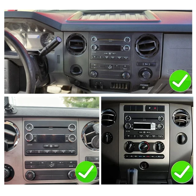 Alt view image 2 of 5 - 2+64G Double Din Car Radio for Ford F150 F250 Super Duty 2004-2014, 10 Inch Touch Screen Stereo for Ford F-150 F-250 Head Unit Bluetooth Android 14 with Wireless Carplay Android Auto FM Backup