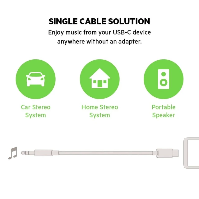 Alt view image 3 of 5 - Belkin AV10172bt03-WHT 3.5mm Audio Cable With Lightning Connector, White