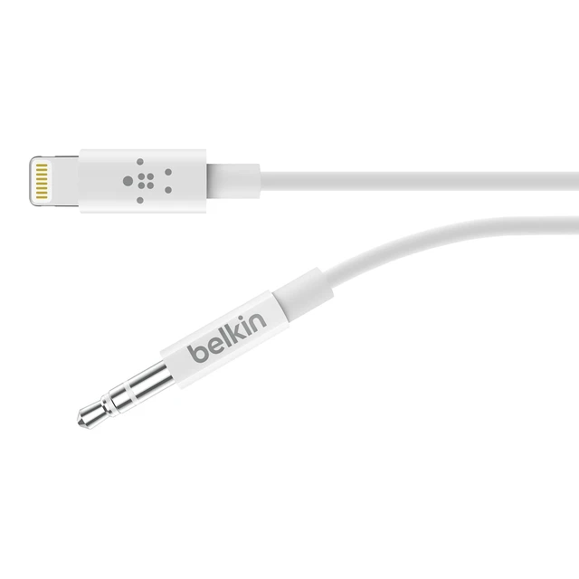 Alt view image 5 of 5 - Belkin AV10172bt03-WHT 3.5mm Audio Cable With Lightning Connector, White