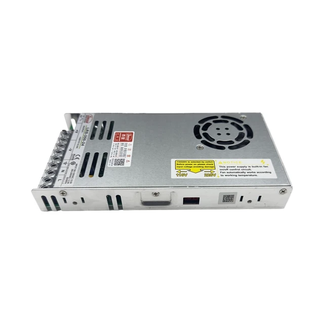 Alt view image 3 of 5 - LRS-350-24 350.4W 24V 14.6A High-Efficiency Switching Power Supply (Safety Standards IEC 60335/EN 61558) Ideal for Household Appliances, Industrial Control, LED Lighting and Automation Equipment