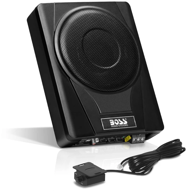 Alt view image 2 of 5 - BOSS Audio Systems BASS8 8 Inch 800 Output Amplified Boxed Car Subwoofer