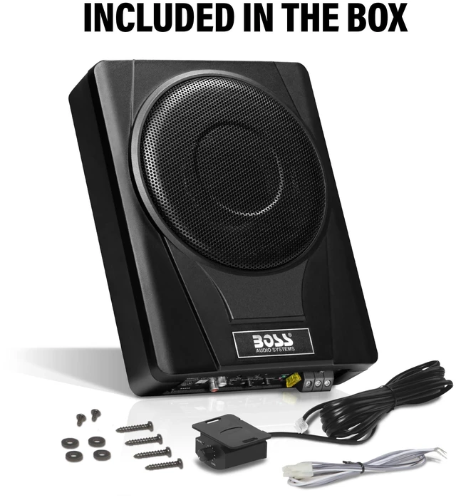Alt view image 5 of 5 - BOSS Audio Systems BASS8 8 Inch 800 Output Amplified Boxed Car Subwoofer