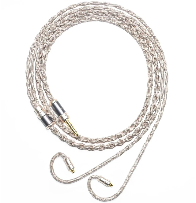 Main image of FSIjiangyi 6N Single Crystal Copper IEM Cable for Sennheiser IE900 IE600 IE300 IE200 4.4mm Balanced Hi-Fi Earphone Audio Upgrade Cable (4.4mm Plug)