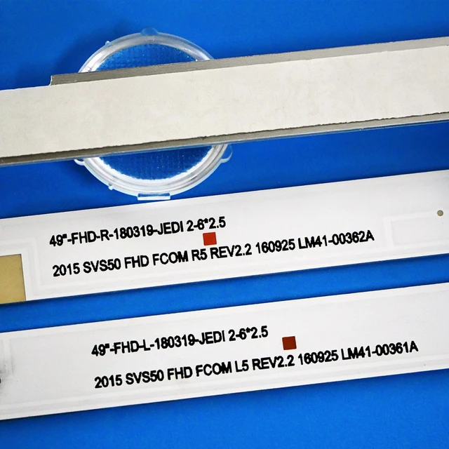 Alt view image 2 of 5 - XIMAIACC LED Strips (8) for BN96-38526A 38525A BN96-46573A 46572A BN96-37775A 37774A UN50J5200 UN49J5290 UN50M5300AF UN49M5300 UN49J5200AF UN50J5000BFXZA UN50J5000 LM41-00145A 00361A 2015SVS50