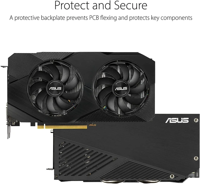 Alt view image 4 of 4 - ASUS GeForce RTX 2060 Overclocked 6G GDDR6 Dual-Fan EVO Edition VR Ready HDMI DisplayPort DVI Graphics Card (DUAL-RTX2060-O6G-EVO)