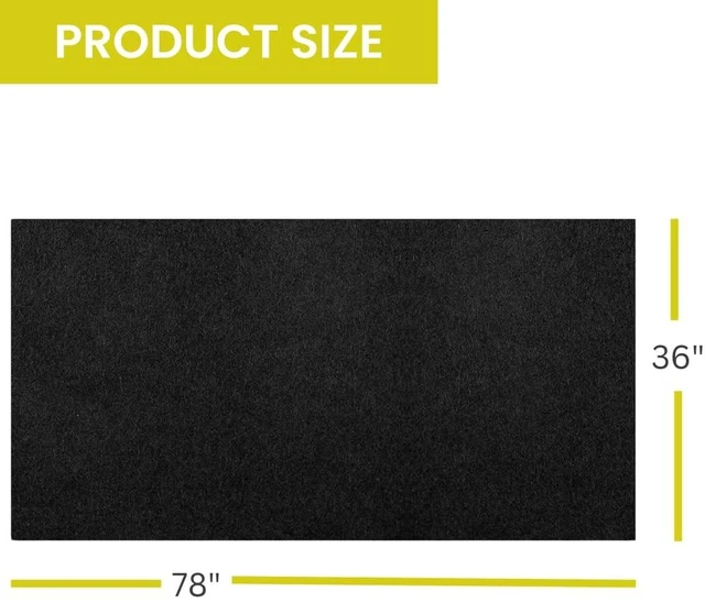 Alt view image 5 of 5 - SAVUK Speaker Box Carpet Car Sub Woofer Trunk Liner Felt Black Fabric for RV, Boat, Truck, Automotive Interior, Marine, Home Floor (36" x 78" Anthracite)