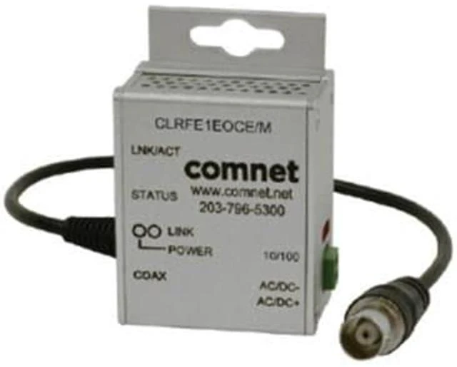 Main image of Comnet CLRFE1EOCE/M MINIATURE COPPERLINE 1CH ENET OVER COAX EXTERNAL PWR INCLUDED