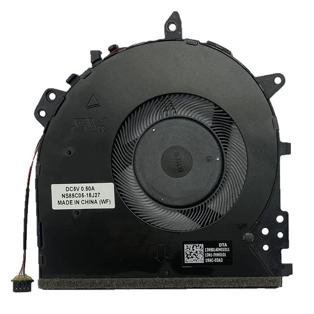 Alt view image 2 of 2 - Landalanya Replacement new CPU Cooling Fan for ASUS VivoBook 17 X712F X712FA M712D M712DA S712FA Seires Laptop NS85C05-18J27 P/N: 13N1-7HM0101 19AC-0395 DC5V 0.50A Fan