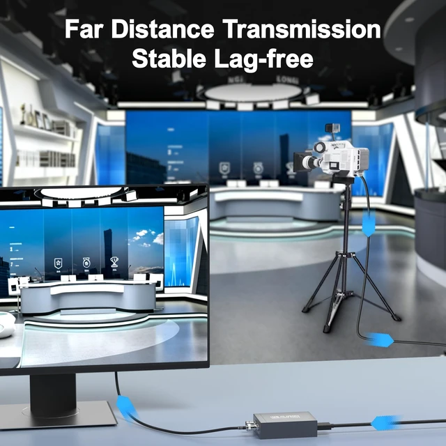 Alt view image 5 of 5 - GUETAD HDMI to SDI Converter, Dual SDI Output, 3G-SDI 1080P Video Adapter