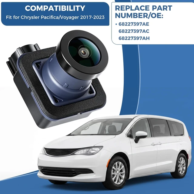 Alt view image 2 of 5 - Rear Backup Camera Fit for Chrysler Pacifica 2017-2023, Voyager 2020-2022