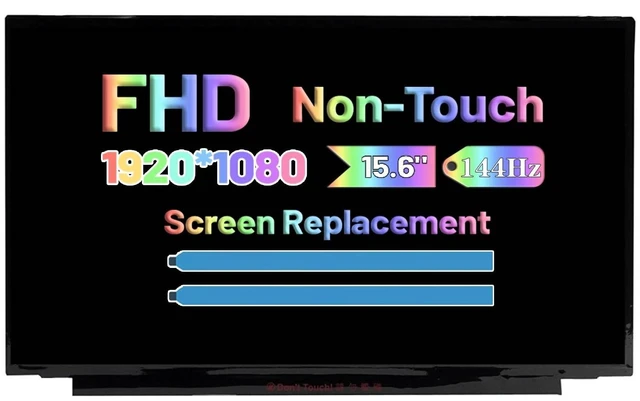 Main image of 15.6" 144Hz Screen Replacement for Dell Inspiron 15 3520 P112F P112F007 Laptop Computer LCD LED Display Panel (FHD 1920 * 1080 40 Pins Non-Touch)