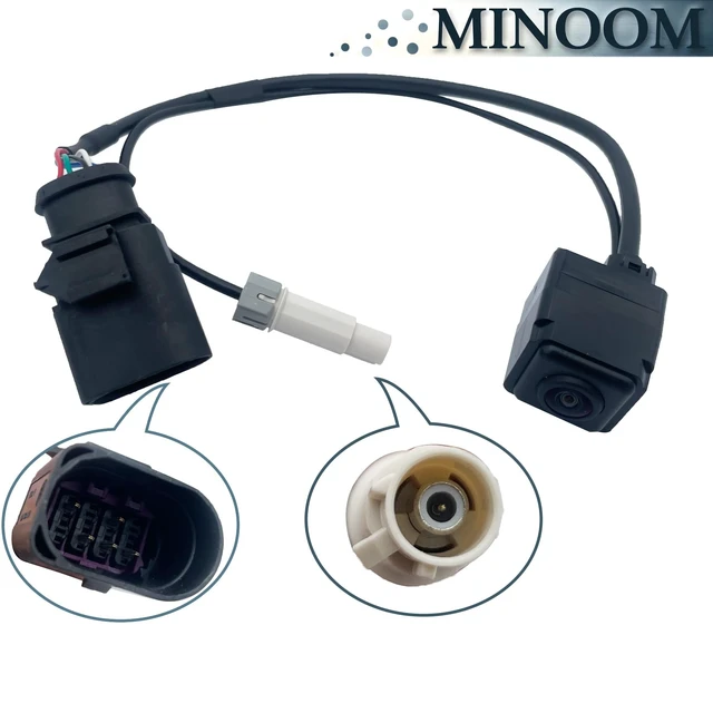 Alt view image 3 of 5 - MINOOM 95B980551L Backup Rear View Camera Replacement for Porsche Macan 2019-2023,911 2014-2020,718 2017-2023,Boxster Spyder 2019-2023 Part No.#5Q0980556B95B.980.551.L