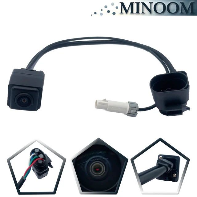 Alt view image 5 of 5 - MINOOM 95B980551L Backup Rear View Camera Replacement for Porsche Macan 2019-2023,911 2014-2020,718 2017-2023,Boxster Spyder 2019-2023 Part No.#5Q0980556B95B.980.551.L