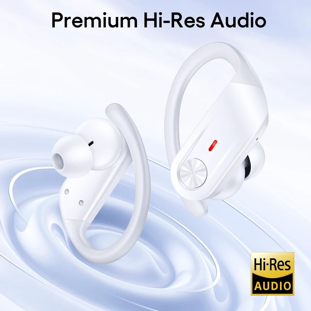 Alt view image 3 of 5 - Hybrid Active Noise Cancelling Wireless Ear Buds 80 Hrs Playtime Hi-Res Stereo Quality Bluetooth Earbuds with Transparency Mode Headphones Bluetooth Earhooks ANC Earphones for Work Sports Trave