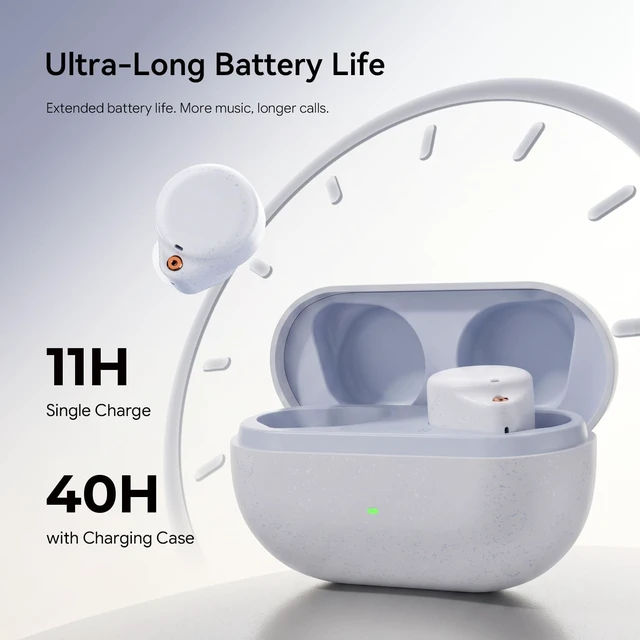 Alt view image 3 of 5 - ROSESELSA Ceramics Ultra Noise Cancelling Earbuds, Bluetooth 6.0, LDAC/LHDC