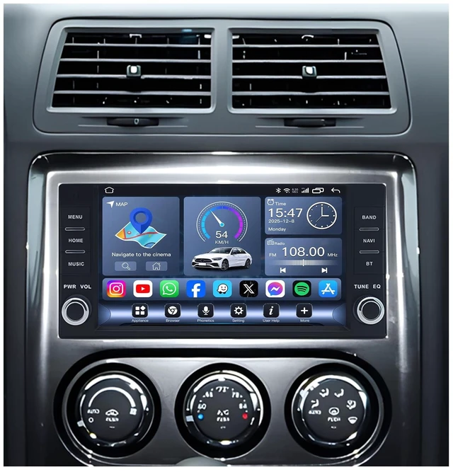 Main image of 64GB Car Radio for Dodge Challenger 2008 2009 2010 2011 2012 2013 2014