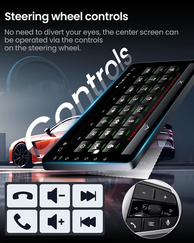Alt view image 5 of 5 - 64GB Car Radio for Dodge Challenger 2008 2009 2010 2011 2012 2013 2014