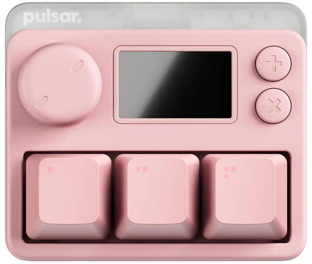 Main image of Pulsar Gaming Gears Pulsar Lab XPAD Mini 3-Key OSU Gaming Keypad, Pink