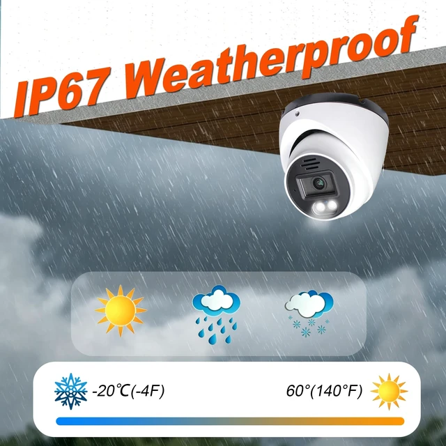 Alt view image 5 of 5 - SINIS 4K Analog Security Turret Camera Outdoor with 100FT IR Night Vision