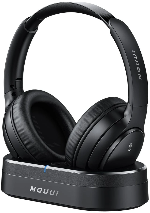 Main image of Wireless Headphones for TV Watching, TV Headphones Wireless for Seniors with Transmitter Charging Base, No Delay Bluetooth Headphones for TV for Hard of Hearing, Plug and Play, Gifts for
