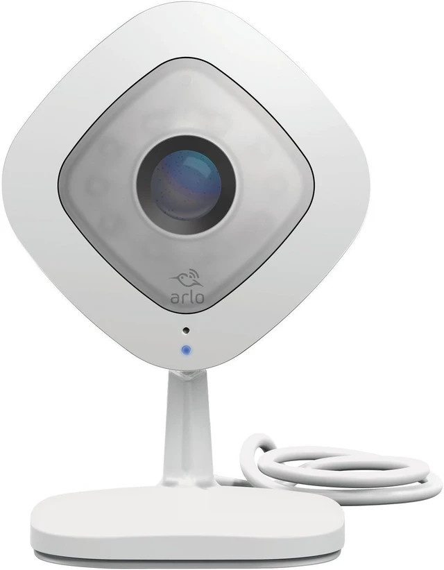 Main image of Arlo (VMC3040-100NAS) Q Wired, 1080p HD Security Camera ^^ Night Vision, Indoor Only, 2-Way Audio ^^ Cloud Storage Included ^^ Works with Alexa (VMC3040), White